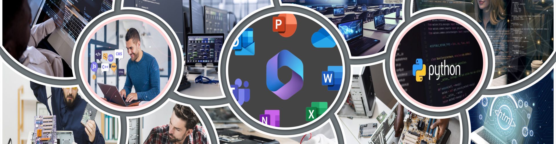 Développez vos compétences en Informatique Formations en informatique – bureautique, maintenance, réseaux, infographie, conception web et vidéo.