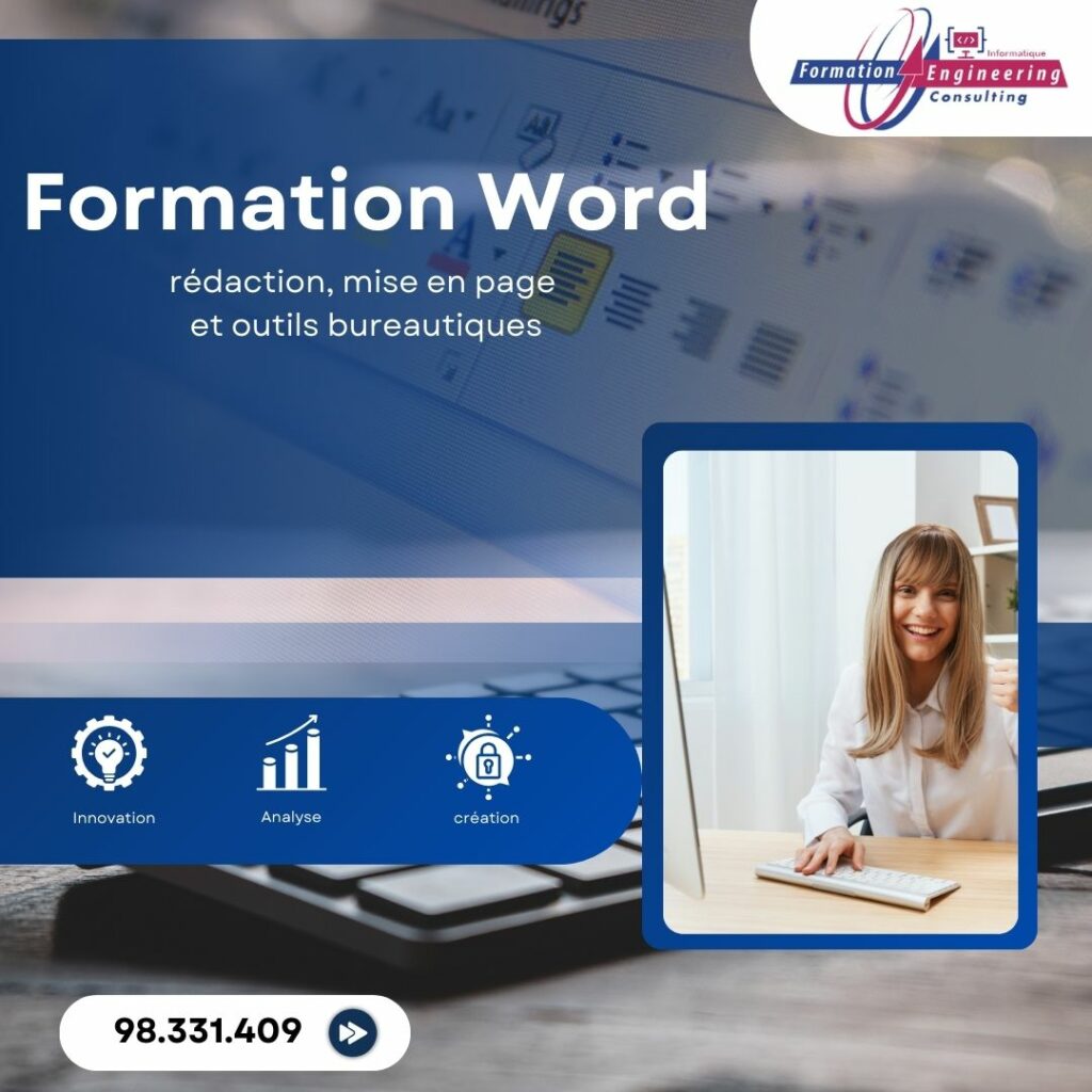 Personne rédigeant un document sur Microsoft Word.