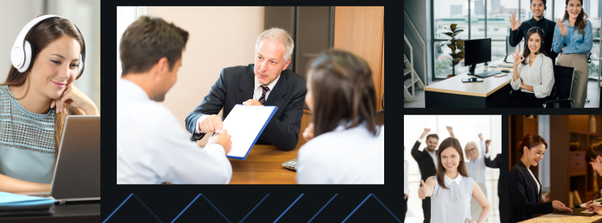Personne contactant un centre de formation pour demander des informations ou une inscription