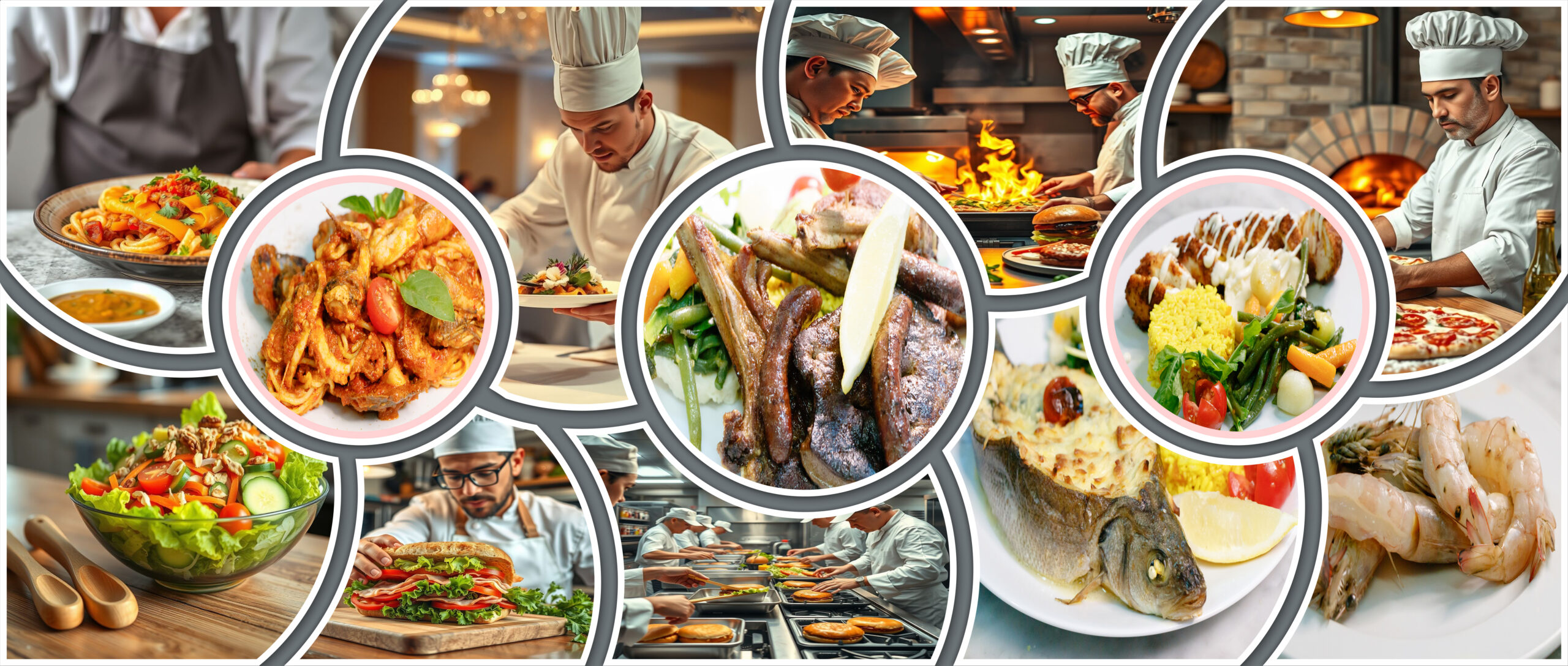 Bienvenue dans le monde de la Cuisine & Restauration Formation en cuisine et restauration – Apprentissage pratique avec chefs, plats traditionnels et internationaux, ateliers culinaires.